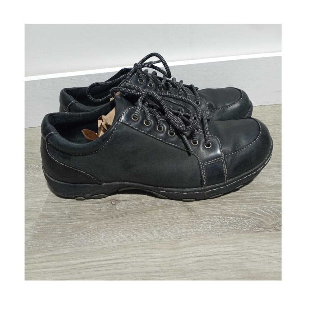 B.O.C Born Concept Woman's Black Leather Oxford Lace UP Shoe Size 9.5